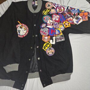 VTG Negro League Baseball NLBM Mens button jacket  3XL wool blend Rare Colorway!